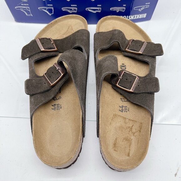 Birkenstock Arizona Sandal Mocha Brown Suede EU 44 Mens US 11- 11.5 Wide - Picture 15 of 15